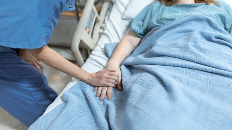 hospital bed